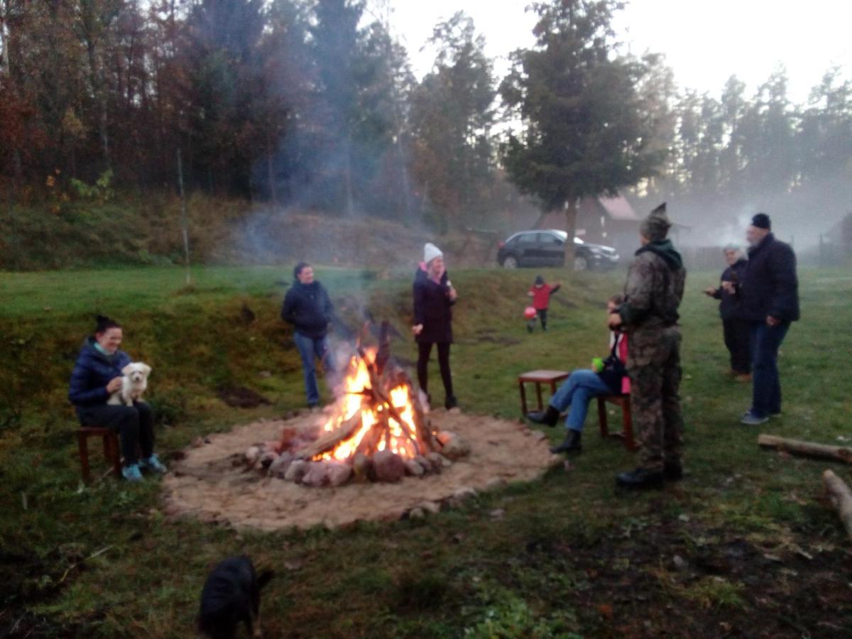 Dluzek Domki Wczasowe Mazury - Ferienhaus Masuren - Do 12 Osob - Idealny Dla Grup מראה חיצוני תמונה